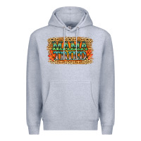 Heather Grey Leopard Floral Mama Tried Premium Hoodie - Jasminsmagicworld