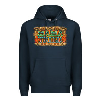 Navy Leopard Floral Mama Tried Premium Hoodie - Jasminsmagicworld