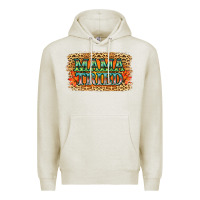 Oatmeal Heather Leopard Floral Mama Tried Premium Hoodie - Jasminsmagicworld
