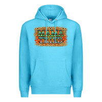Ocean Blue Leopard Floral Mama Tried Premium Hoodie - Jasminsmagicworld