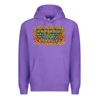 Purple Leopard Floral Mama Tried Premium Hoodie - Jasminsmagicworld