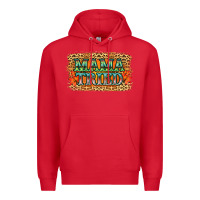 Red Leopard Floral Mama Tried Premium Hoodie - Jasminsmagicworld