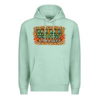 Seafoam Leopard Floral Mama Tried Premium Hoodie - Jasminsmagicworld