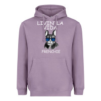 Lavender Livin' la vida Frenchie Heavyweight Hoodie - Bettercallsaul