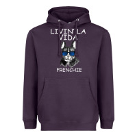 Livin' La Vida Frenchie Heavyweight Hoodie | Teevron