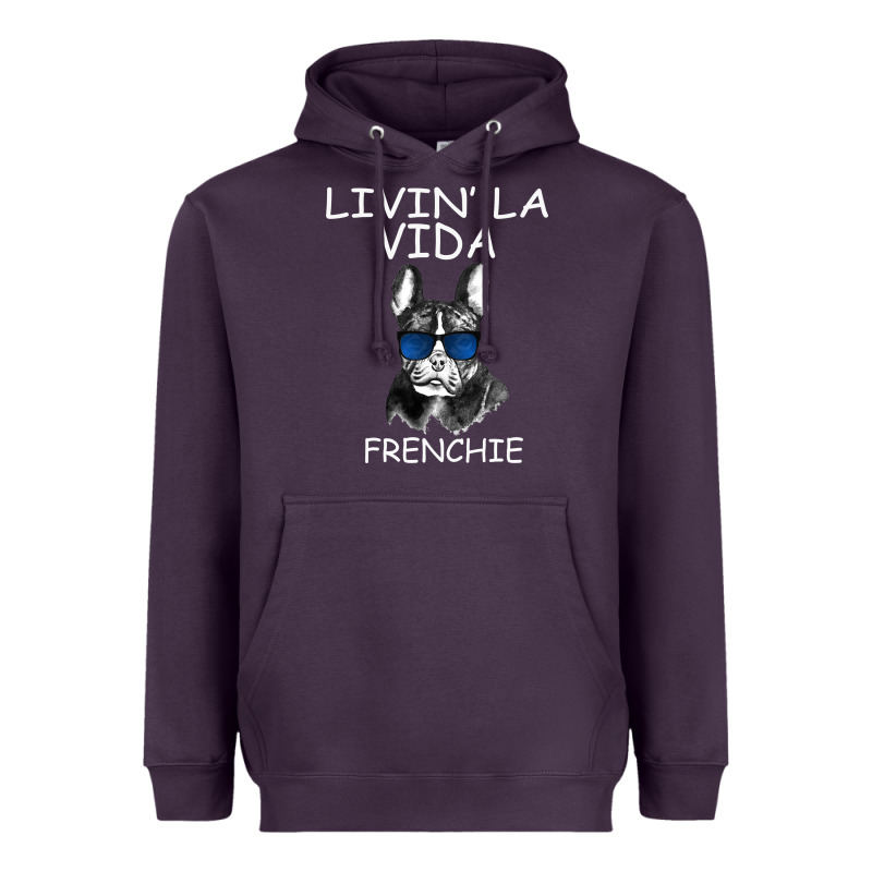 Livin' La Vida Frenchie Heavyweight Hoodie by Bettercallsaul | Teevron