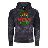 Cloud Black Christmas gamer elf Vintage Hoodie - BarkalooDesign