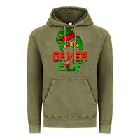 Vintage Olive Christmas gamer elf Vintage Hoodie - BarkalooDesign