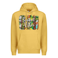 Antique Gold sunset vibes brush stroke Premium Hoodie - BarkalooDesign