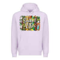 Lilac sunset vibes brush stroke Premium Hoodie - BarkalooDesign