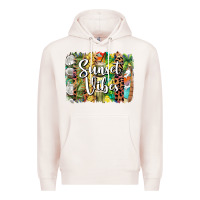 Pale Pink sunset vibes brush stroke Premium Hoodie - BarkalooDesign