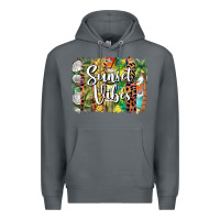 Rock sunset vibes brush stroke Premium Hoodie - BarkalooDesign