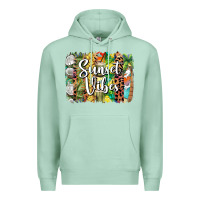 Seafoam sunset vibes brush stroke Premium Hoodie - BarkalooDesign