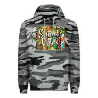 Slate Camo sunset vibes brush stroke Premium Hoodie - BarkalooDesign