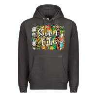 Smoke sunset vibes brush stroke Premium Hoodie - BarkalooDesign