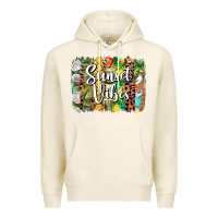 Tofu sunset vibes brush stroke Premium Hoodie - BarkalooDesign