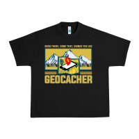 Black Geocaching, geocaching travel bug, geocache, Urban Heavy Tee - artisFamous