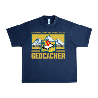 Navy Geocaching, geocaching travel bug, geocache, Urban Heavy Tee - artisFamous