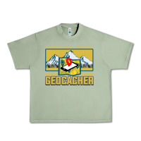 Oil Green Geocaching, geocaching travel bug, geocache, Urban Heavy Tee - artisFamous