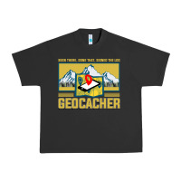 Pigment Black Geocaching, geocaching travel bug, geocache, Urban Heavy Tee - artisFamous