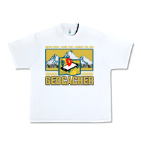 White Geocaching, geocaching travel bug, geocache, Urban Heavy Tee - artisFamous