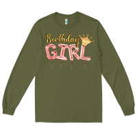 Army Green Birthday girl balloon Long Sleeve Tee - Artiststas