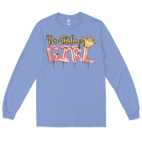 Colony Blue Birthday girl balloon Long Sleeve Tee - Artiststas