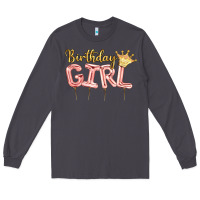 Smoke Birthday girl balloon Long Sleeve Tee - Artiststas