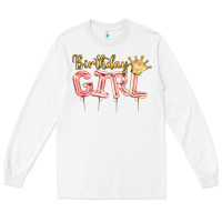 White Birthday girl balloon Long Sleeve Tee - Artiststas