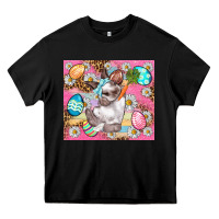Black Easter Bunny And Egg With Leopard Pattern Tumbler Heavy Core Tee - BundleAndBundleShop