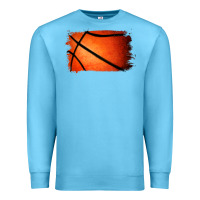 Ocean Blue Basketball Brushstroke Premium Sweatshirt - RanaPortraitStore