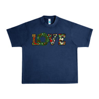 Navy christmas love Urban Heavy Tee - RanaPortraitStore