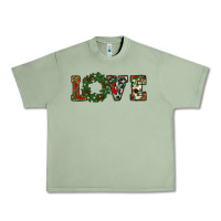 Oil Green christmas love Urban Heavy Tee - RanaPortraitStore