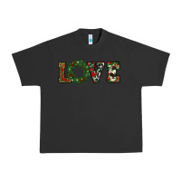 Pigment Black christmas love Urban Heavy Tee - RanaPortraitStore
