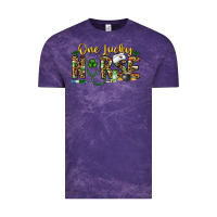 Cloud Purple one lucky nurse Vintage Tee - CowhideDigitalArt