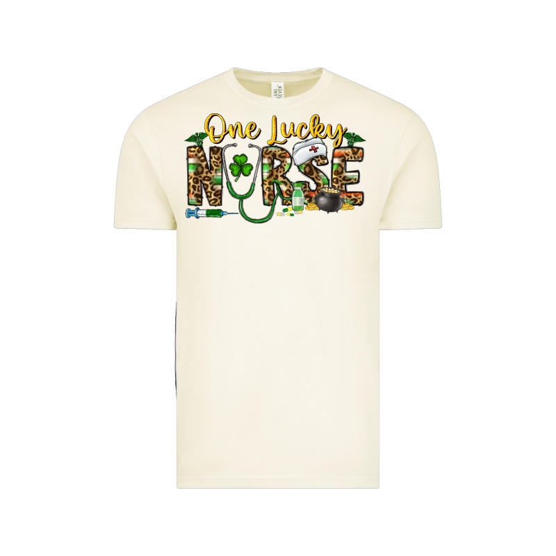 One Lucky Nurse Vintage Tee by CowhideDigitalArt | Teevron