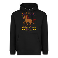 Black Just a girl who loves horses Heavyweight Hoodie - Bettercallsaul