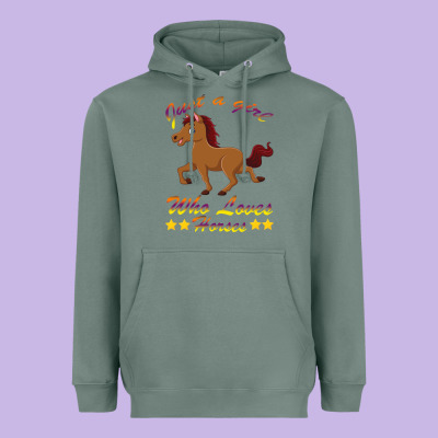 Just A Girl Who Loves Horses Heavyweight Hoodie Designed By Bettercallsaul
