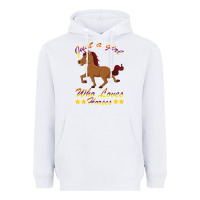 White Just a girl who loves horses Heavyweight Hoodie - Bettercallsaul