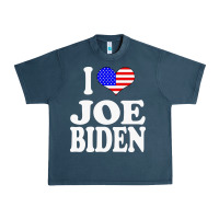 Midnight Navy i love joe biden Urban Heavy Tee - artisFamous