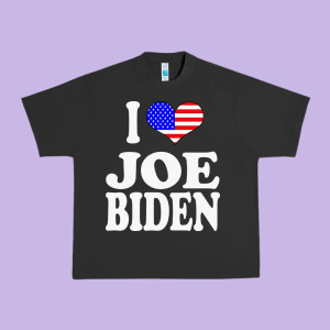 I Love Joe Biden Urban Heavy Tee Designed By Artisfamous