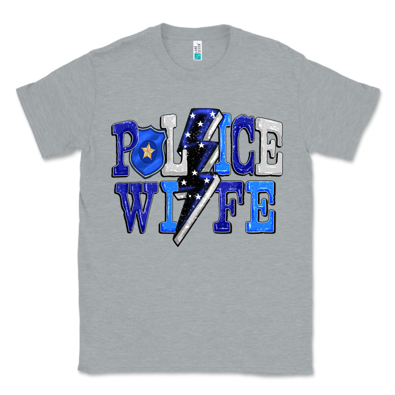 Police Wife Classic Tee by FaDigitalArtStudio | Teevron