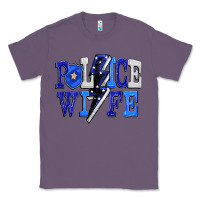 Lavender Police wife Classic Tee - FaDigitalArtStudio