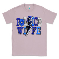 Lilac Police wife Classic Tee - FaDigitalArtStudio