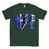 Sports Green Police wife Classic Tee - FaDigitalArtStudio