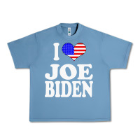 Pebble Blue i love joe biden Urban Heavy Tee - artisFamous