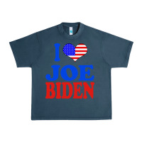 Midnight Navy i love joe biden Urban Heavy Tee - artisFamous
