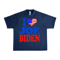 Navy i love joe biden Urban Heavy Tee - artisFamous