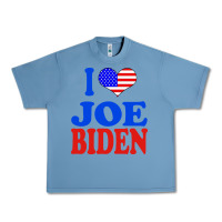 Pebble Blue i love joe biden Urban Heavy Tee - artisFamous
