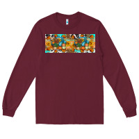 Burgundy Thanksgiving Turkey Truck Long Sleeve Tee - Artiststas